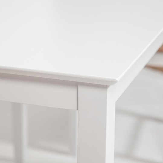 Обеденная группа на кухню Хадсон (стол + 4 стула) id 13693 pure white (белый 2-1) арт.13693 в Салехарде - изображение 4